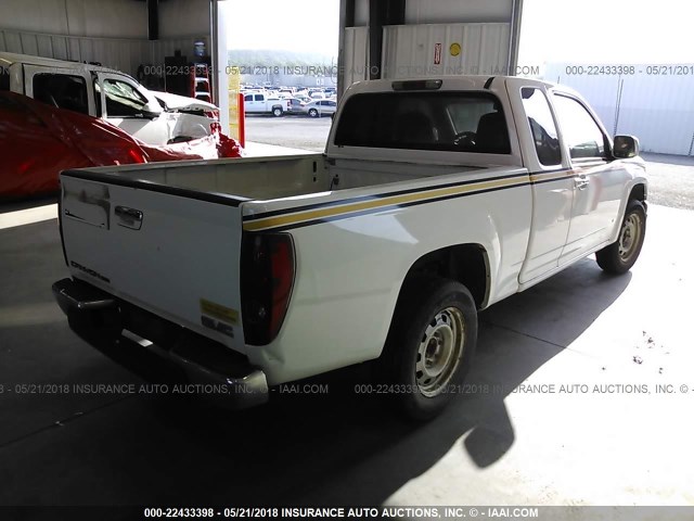 1GTCS199898110629 - 2009 GMC CANYON WHITE photo 4