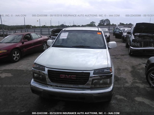 1GTCS199898110629 - 2009 GMC CANYON أبيض صورة 6