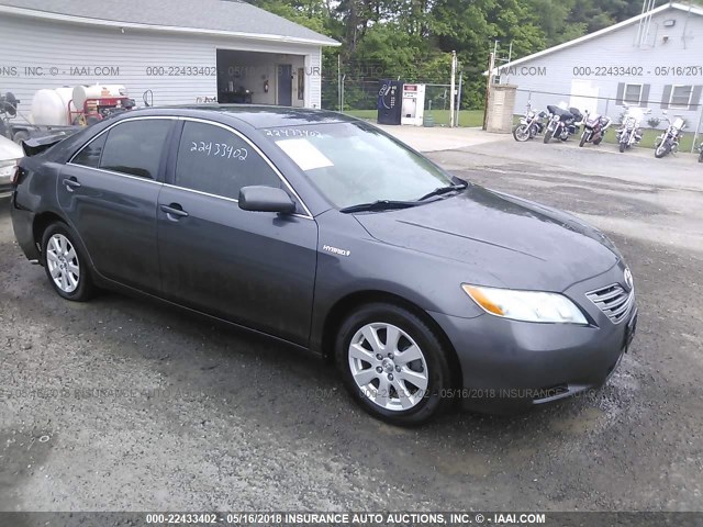 4T1BB46KX7U011024 - 2007 TOYOTA CAMRY NEW GENERAT HYBRID GRAY photo 1