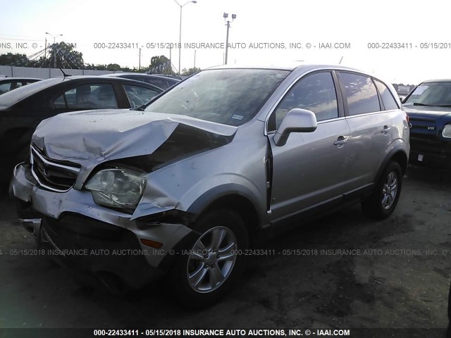 3GSCL33P18S678862 - 2008 SATURN VUE XE SILVER photo 2