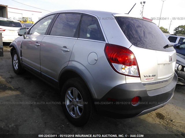 3GSCL33P18S678862 - 2008 SATURN VUE XE SILVER photo 3