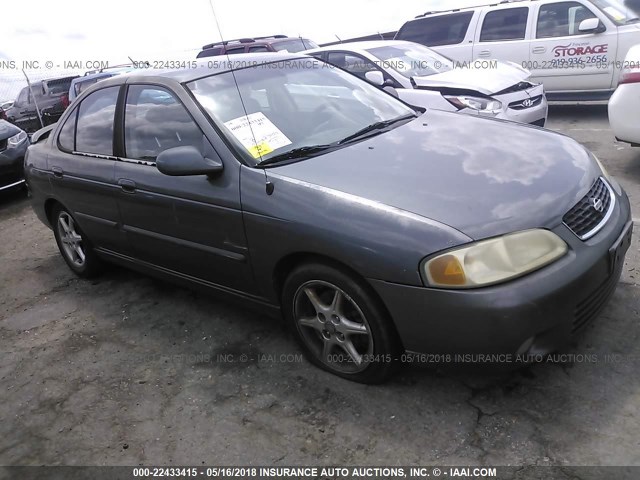 3N1BB51D31L109268 - 2001 NISSAN SENTRA SE GRAY photo 1