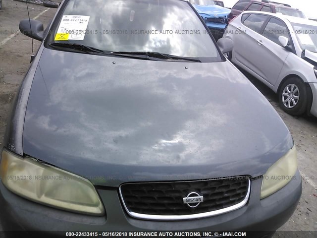 3N1BB51D31L109268 - 2001 NISSAN SENTRA SE GRAY photo 6