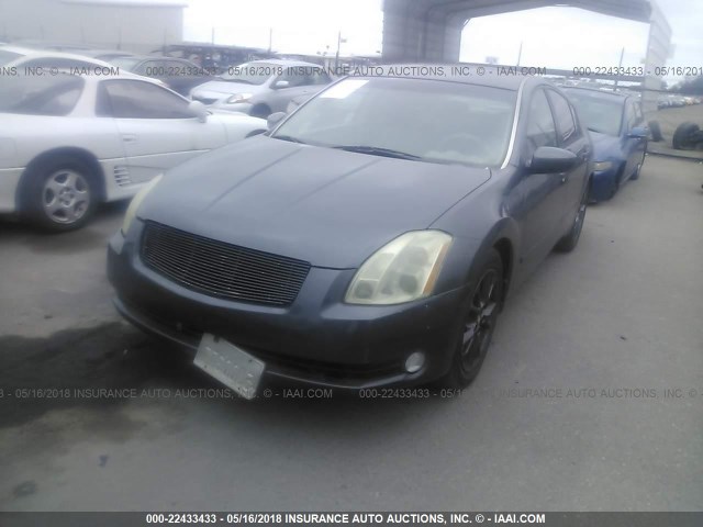 1N4BA41E85C810852 - 2005 NISSAN MAXIMA SE/SL GRAY photo 2