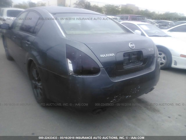 1N4BA41E85C810852 - 2005 NISSAN MAXIMA SE/SL GRAY photo 6