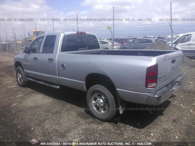 1D7KS28C96J206374 - 2006 DODGE RAM 2500 ST/SLT GRAY photo 3