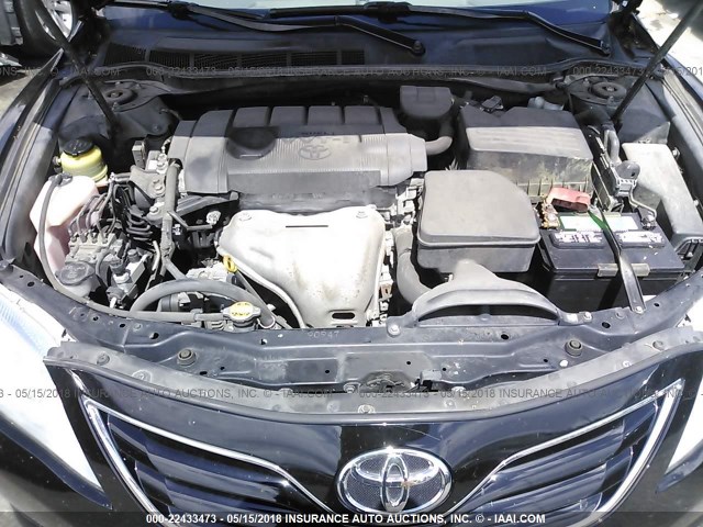 4T4BF3EK7BR152891 - 2011 TOYOTA CAMRY SE/LE/XLE BLACK photo 10