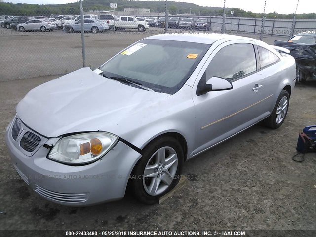 1G2AL18F487224308 - 2008 PONTIAC G5 SILVER photo 2