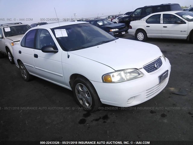 3N1CB51D33L808763 - 2003 NISSAN SENTRA XE/GXE WHITE photo 1