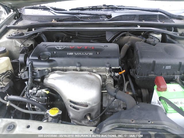 4T1BE32K54U265792 - 2004 TOYOTA CAMRY LE/XLE/SE ვერცხლისფერი ფოტო 10