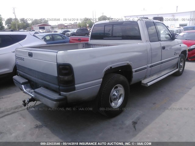 3B7HC13Y5WG213600 - 1998 DODGE RAM 1500 SILVER photo 4