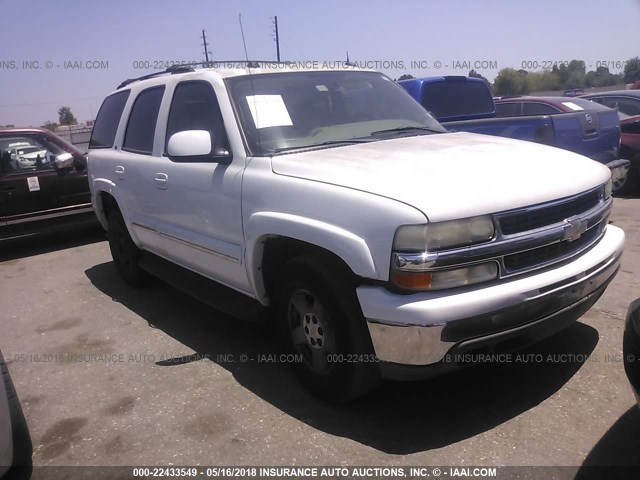 1GNEC13Z34R174344 - 2004 CHEVROLET TAHOE C1500 WHITE photo 1