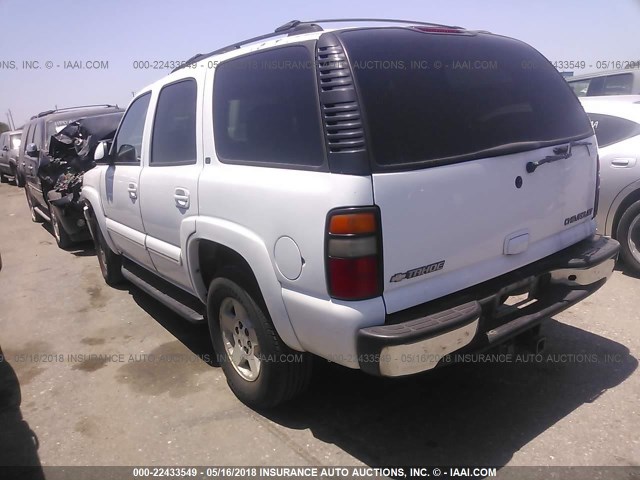 1GNEC13Z34R174344 - 2004 CHEVROLET TAHOE C1500 WHITE photo 3