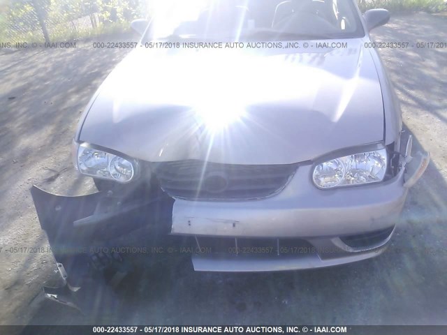 1NXBR12E82Z644804 - 2002 TOYOTA COROLLA CE/LE/S TAN photo 6