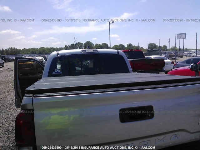 5TFCZ5AN1HX114344 - 2017 TOYOTA TACOMA DBL CAB/SR/TRDSPT/OR/PRO ნაცრისფერი ფოტო 8