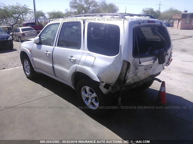 4F2CZ04115KM19265 - 2005 MAZDA TRIBUTE S SILVER photo 3