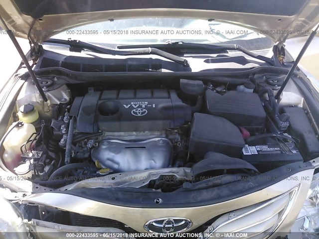4T4BF3EK7AR068861 - 2010 TOYOTA CAMRY SE/LE/XLE 金色 照片 10