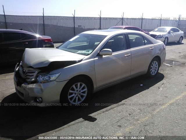 4T4BF3EK7AR068861 - 2010 TOYOTA CAMRY SE/LE/XLE 金色 照片 2
