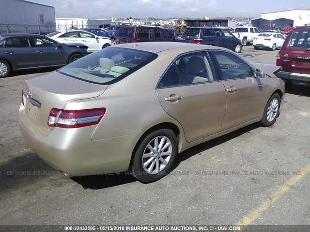 4T4BF3EK7AR068861 - 2010 TOYOTA CAMRY SE/LE/XLE 金色 照片 4