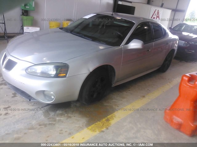 2G2WP522751185309 - 2005 PONTIAC GRAND PRIX SILVER photo 2