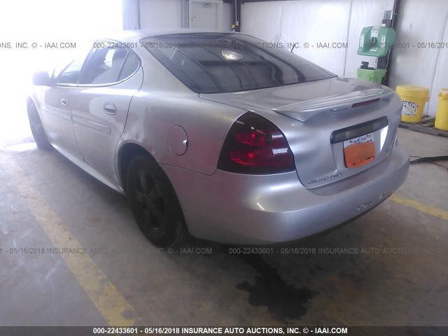 2G2WP522751185309 - 2005 PONTIAC GRAND PRIX SILVER photo 3