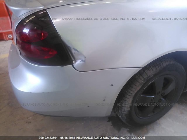 2G2WP522751185309 - 2005 PONTIAC GRAND PRIX SILVER photo 6