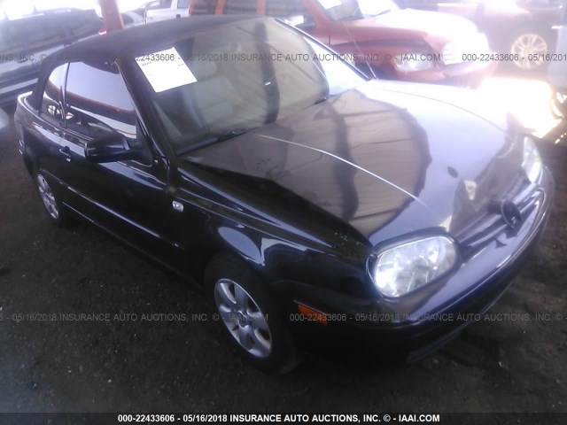 3VWDC21V22M813917 - 2002 VOLKSWAGEN CABRIO GLX 黑色 照片 1
