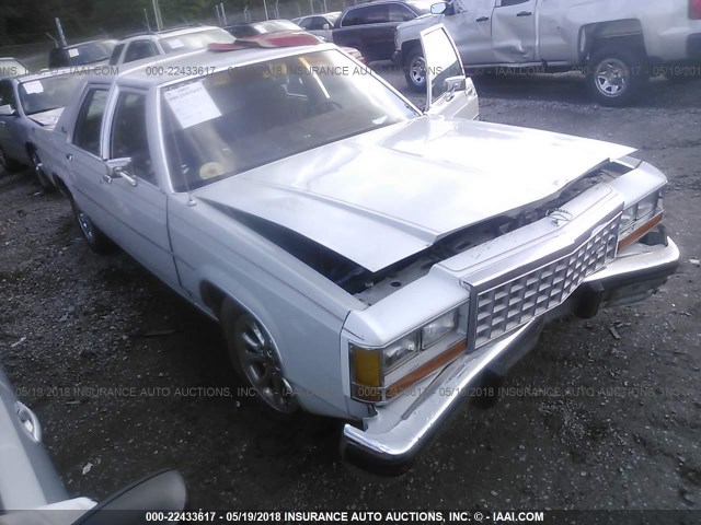 2FABP73F7HX185454 - 1987 FORD CROWN VICTORIA  WHITE photo 1