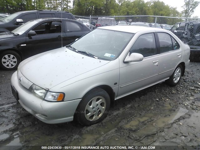 1N4AB41D8XC719079 - 1999 NISSAN SENTRA XE/GXE TAN photo 2