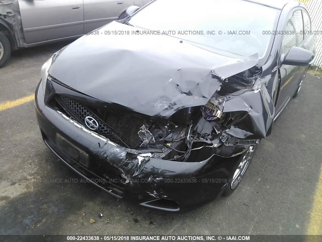 JTKDE3B7XA0321410 - 2010 TOYOTA SCION TC 黑色 照片 6