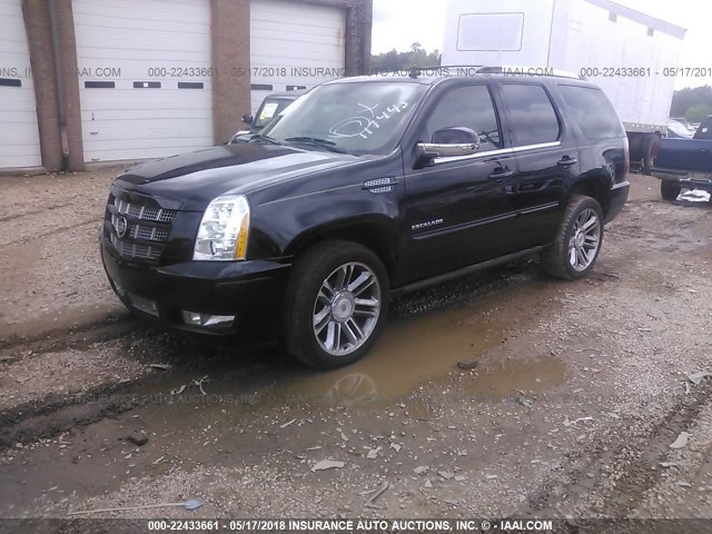 1GYS4CEF6ER117445 - 2014 CADILLAC ESCALADE PREMIUM BLACK photo 2