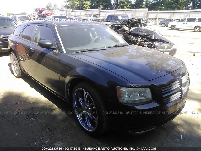 2D4FV47T38H221301 - 2008 DODGE MAGNUM BLACK photo 1