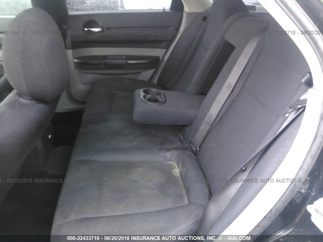 2D4FV47T38H221301 - 2008 DODGE MAGNUM BLACK photo 8