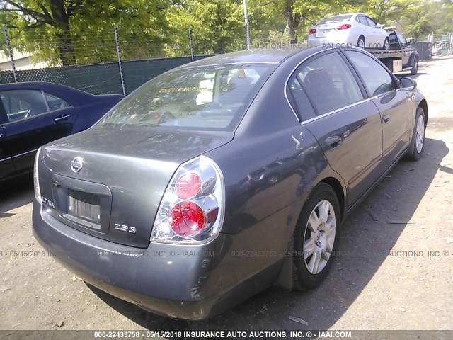 1N4AL11D35N902936 - 2005 NISSAN ALTIMA S/SL GRAY photo 4