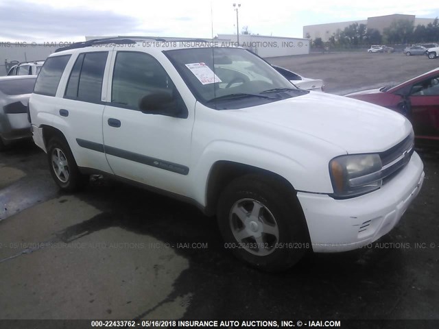 1GNDS13S042426416 - 2004 CHEVROLET TRAILBLAZER LS/LT WHITE photo 1