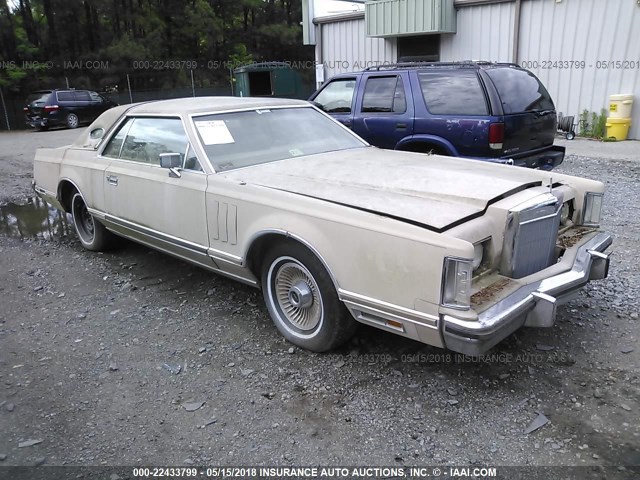 9Y89S634673 - 1979 LINCOLN CONTINENTAL  米色 照片 1