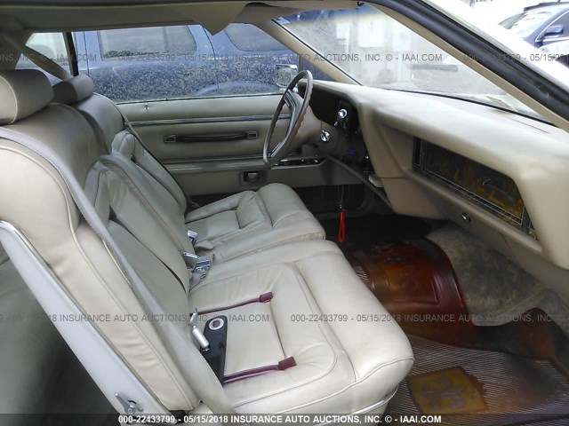 9Y89S634673 - 1979 LINCOLN CONTINENTAL  BEIGE photo 5