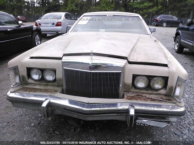 9Y89S634673 - 1979 LINCOLN CONTINENTAL  BEIGE photo 6