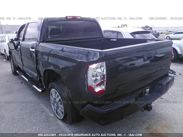 5TFGY5F18EX152773 - 2014 TOYOTA TUNDRA CREWMAX PLATINUM BLACK photo 3