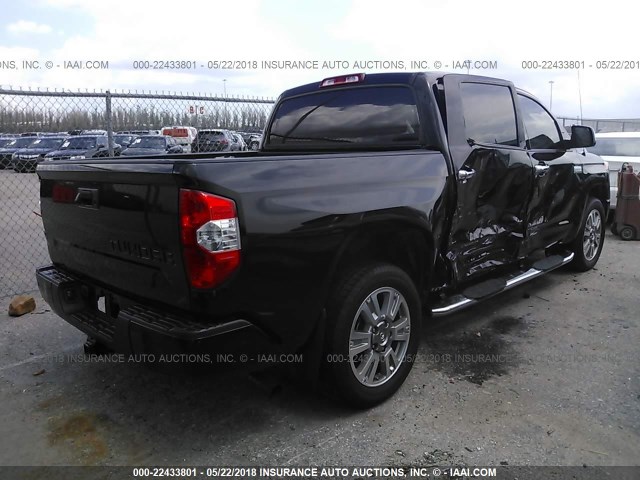 5TFGY5F18EX152773 - 2014 TOYOTA TUNDRA CREWMAX PLATINUM 黑色 照片 4