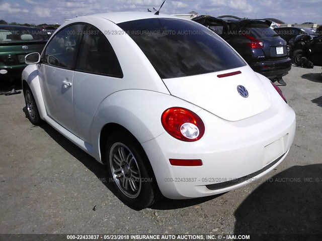 3VWPW3AG6AM013406 - 2010 VOLKSWAGEN NEW BEETLE 白色 照片 3