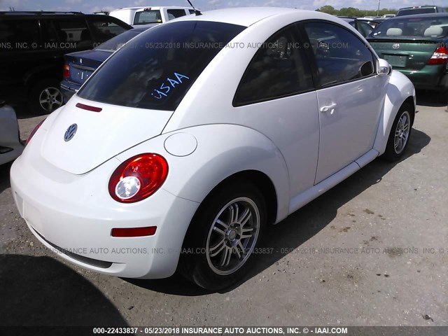 3VWPW3AG6AM013406 - 2010 VOLKSWAGEN NEW BEETLE WHITE photo 4