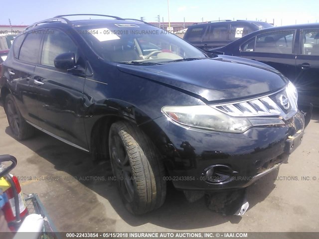 JN8AZ18W59W119167 - 2009 NISSAN MURANO S/SL/LE BLACK photo 1