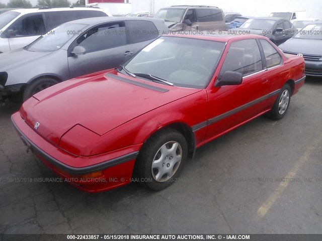 JHMBA4146JC025983 - 1988 HONDA PRELUDE SI RED photo 2