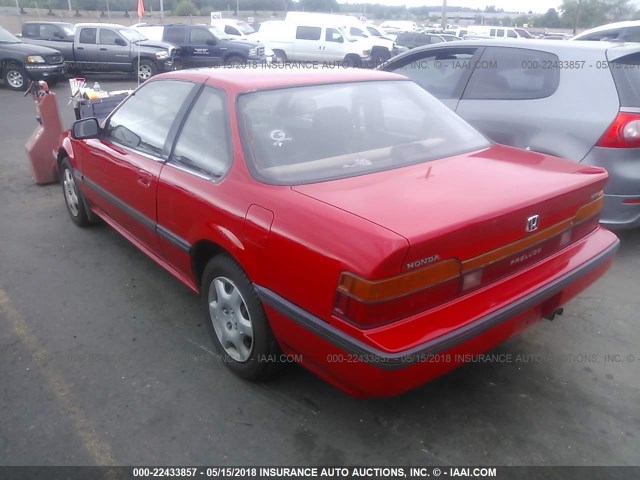 JHMBA4146JC025983 - 1988 HONDA PRELUDE SI RED photo 3