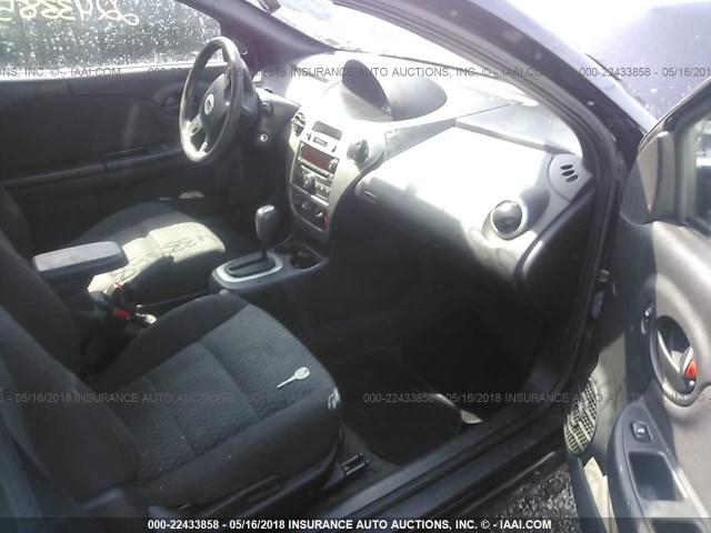 1G8AN15FX7Z190415 - 2007 SATURN ION LEVEL 2 BLACK photo 5