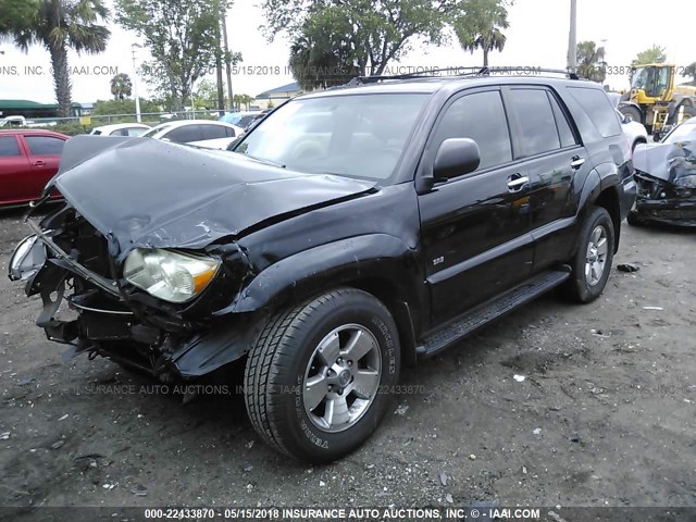 JTEZU14R778089180 - 2007 TOYOTA 4RUNNER SR5/SPORT BLACK photo 2