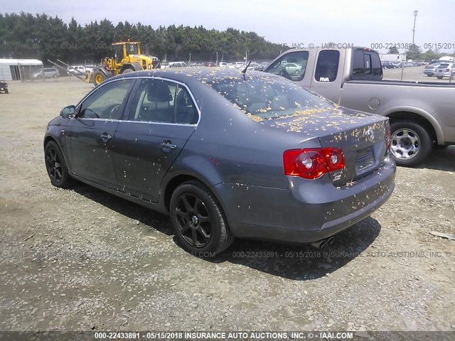 3VWEF71K27M138706 - 2007 VOLKSWAGEN JETTA WOLFSBURG GRAY photo 3