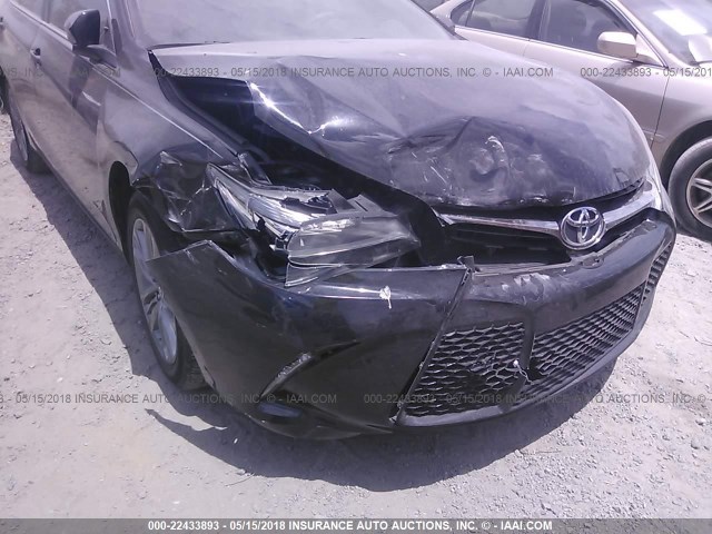 4T1BF1FK5FU096775 - 2015 TOYOTA CAMRY LE/XLE/SE/XSE შავი ფოტო 6