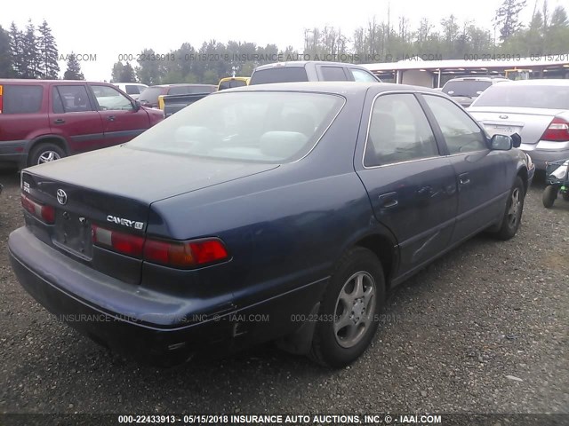 JT2BG28K0X0281127 - 1999 TOYOTA CAMRY LE/XLE BLUE photo 4